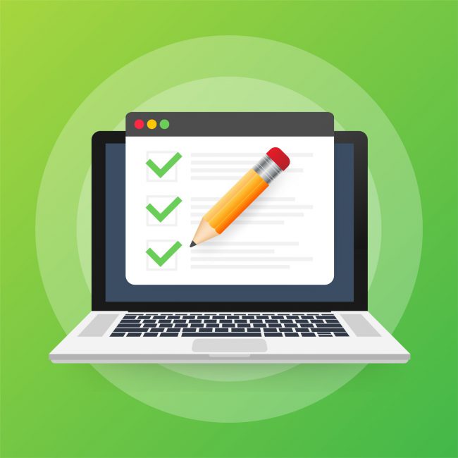 Clipboard with checklist icon. Clipboard with checklist icon for web. Vector illustration.