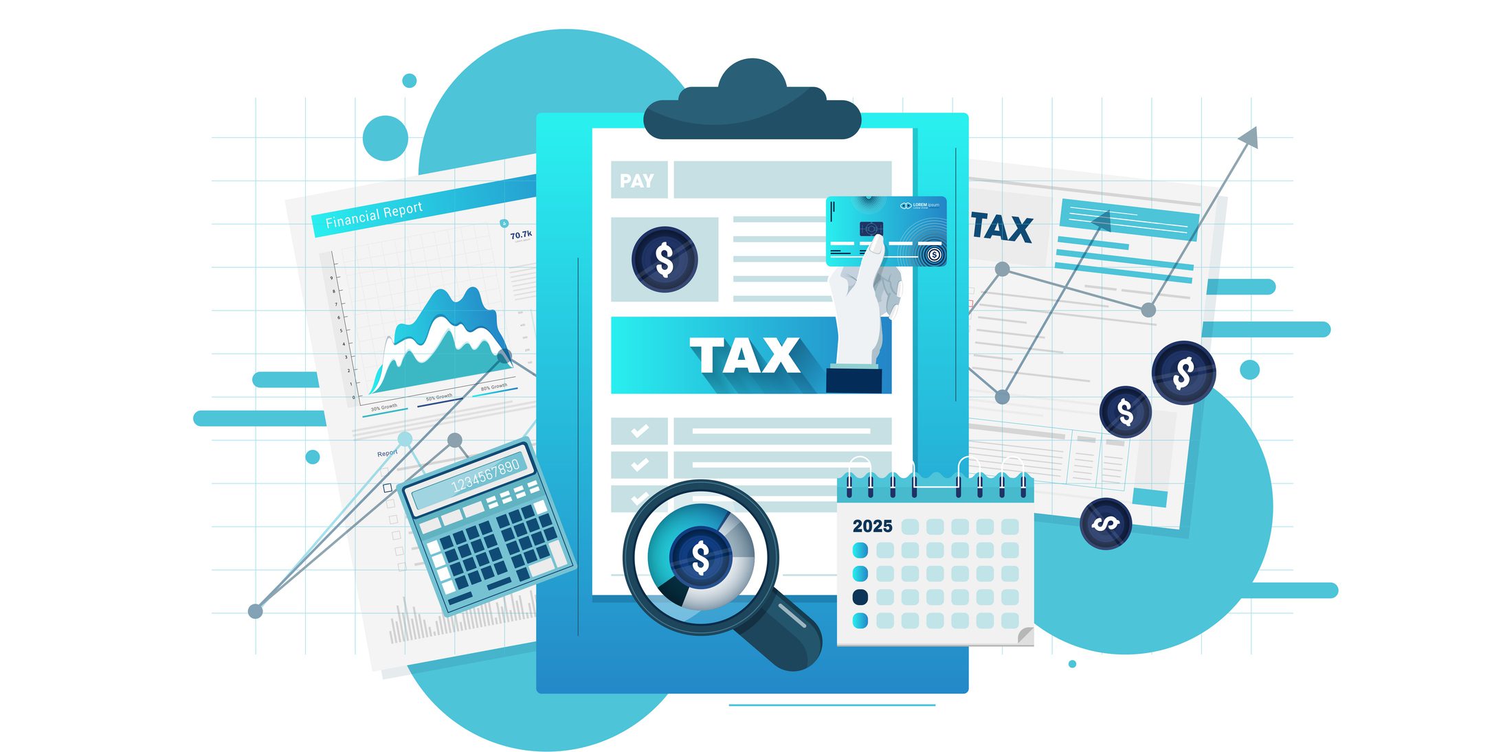 Tax Calculation Concept